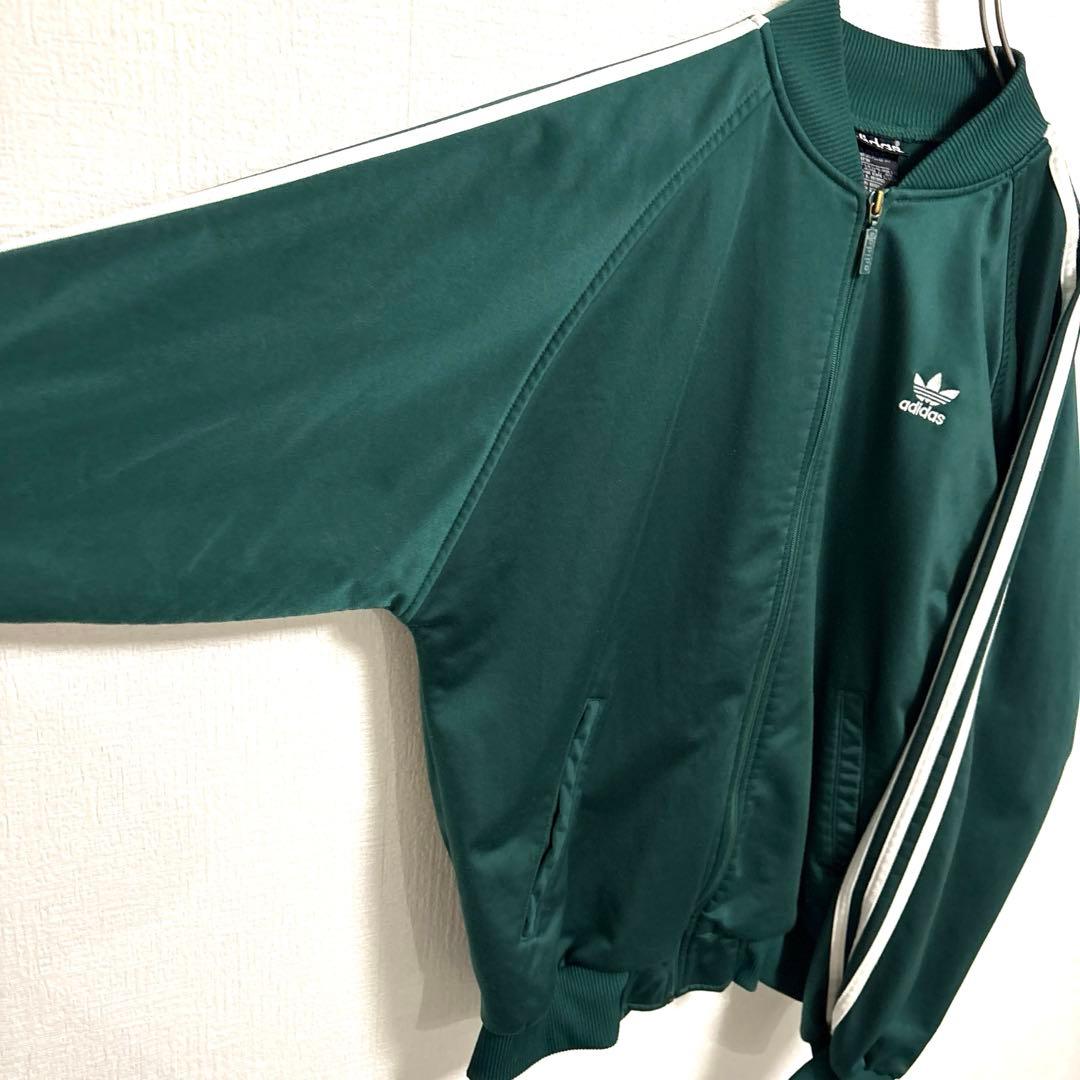 80s万国旗タグ adidasアディダス トラックジャケット ジャージ希少カラー