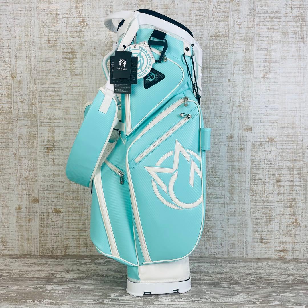 【新品】OMNIX GOLF オムニックスゴルフ キャディバッグ　ミント