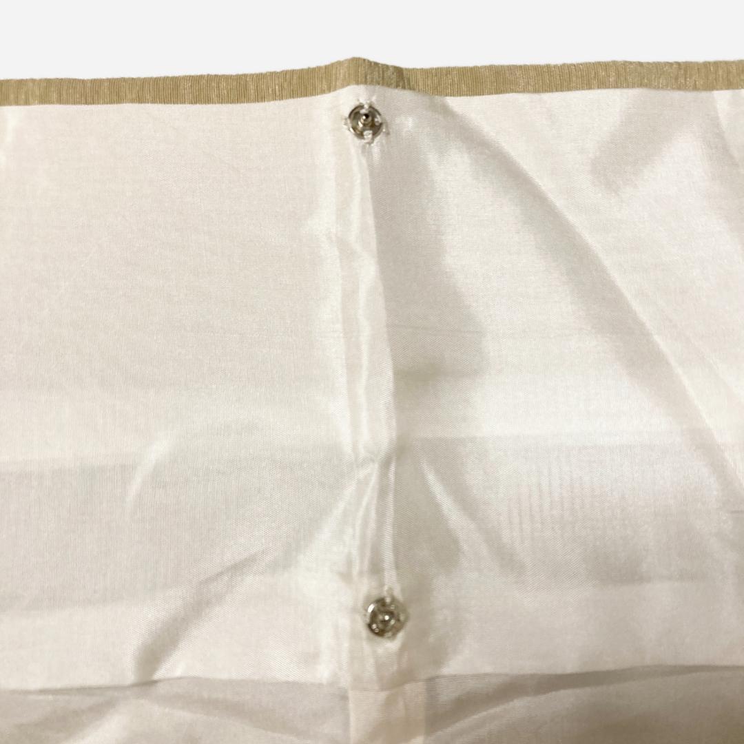 色無地　一ツ紋　裄67　身丈168　トールサイズ　百貫達雄　落款有　袷　正絹