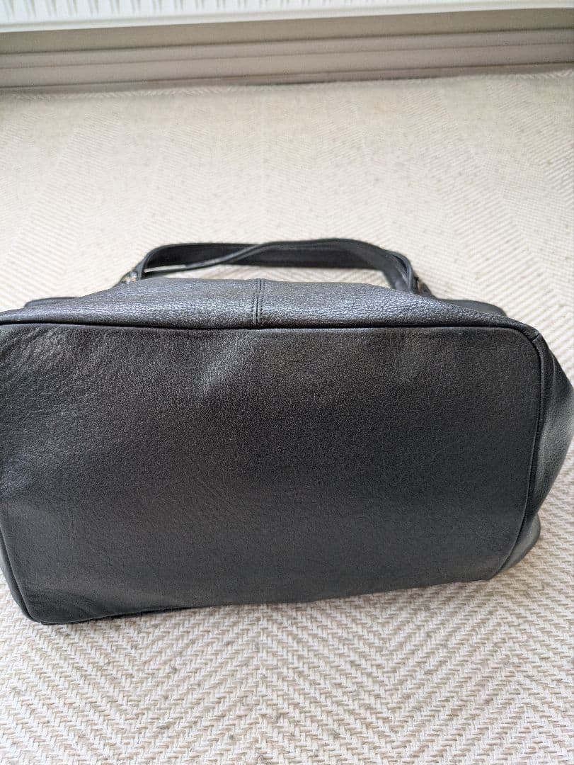 美品 アタオ　トートバッグ　ルーク　セシル　編みこみ　レザー　パイソン