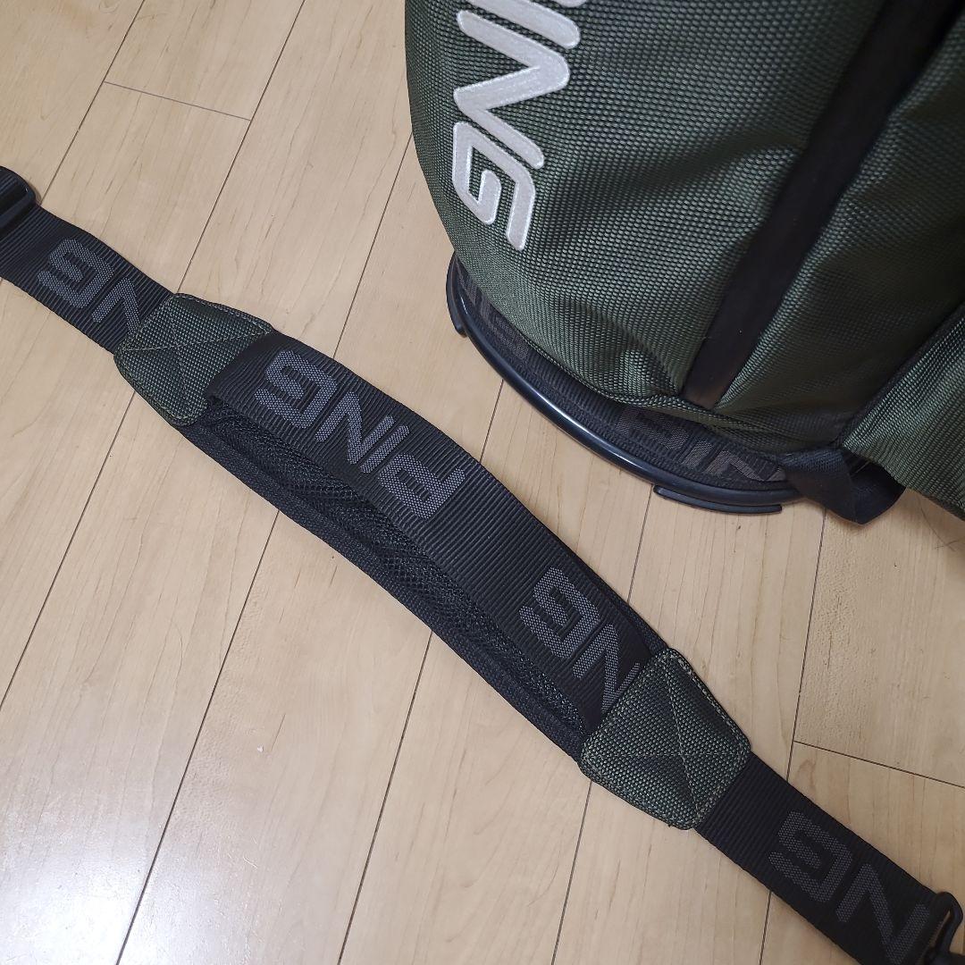【美品】PING ピン キャディバッグ CB-P201 カーキ 色