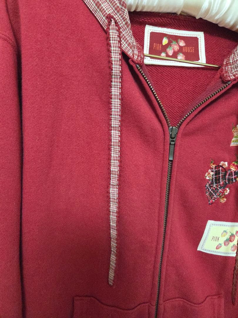 PPINKHOUSE リボン刺繍バックプリントパーカー 新品未使用・即購入️⭕️