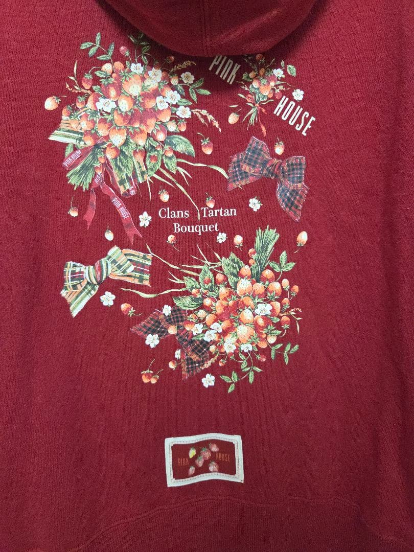 PPINKHOUSE リボン刺繍バックプリントパーカー 新品未使用・即購入️⭕️