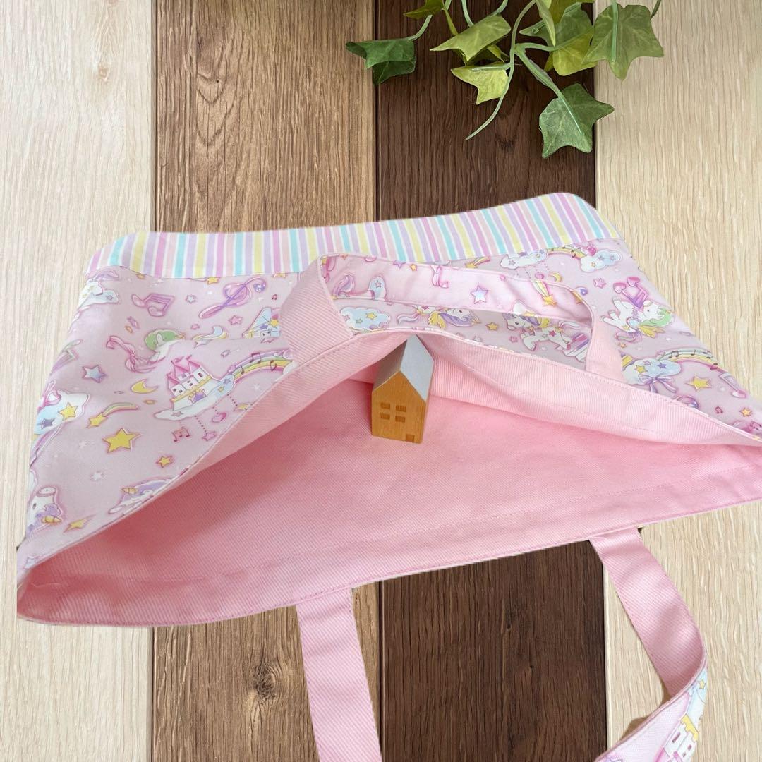 Shiro様バッグ・体操着袋、上履入×2 2セット ユニコーン ピンク パープル