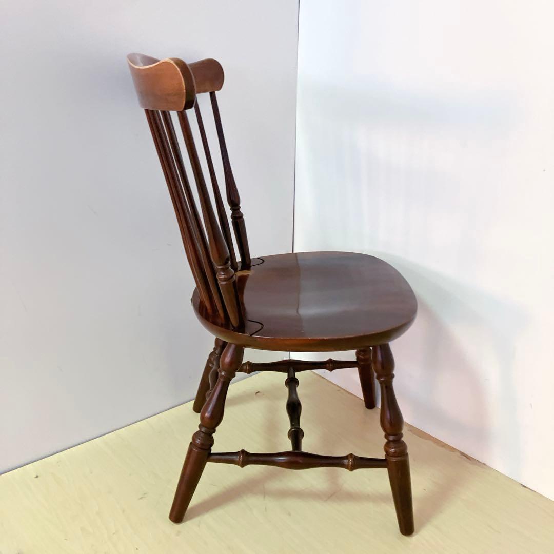 KASHIWA 柏木工　ウィンザーチェア　1脚　ダイニングチェア　木製チェア　①
