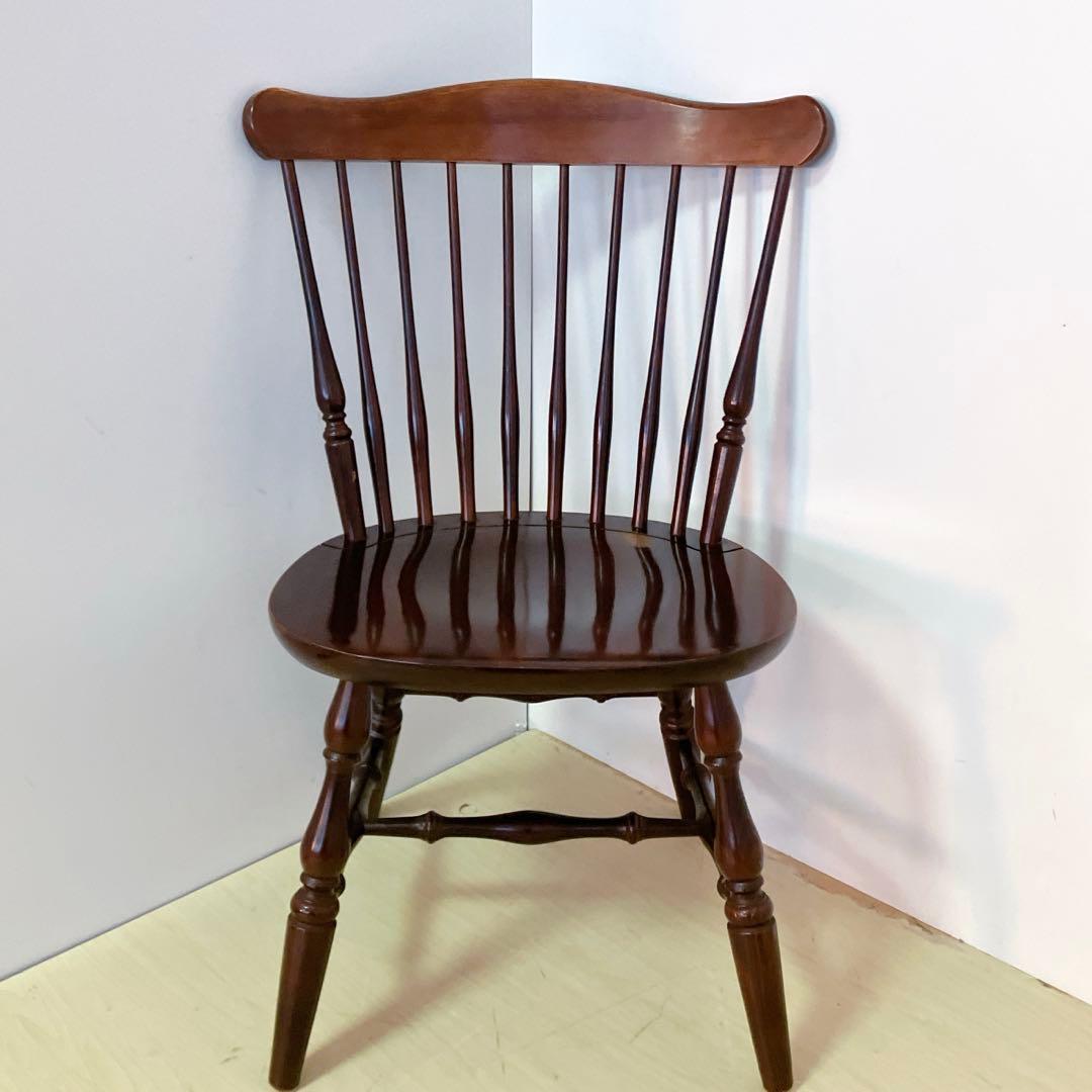 KASHIWA 柏木工　ウィンザーチェア　1脚　ダイニングチェア　木製チェア　①