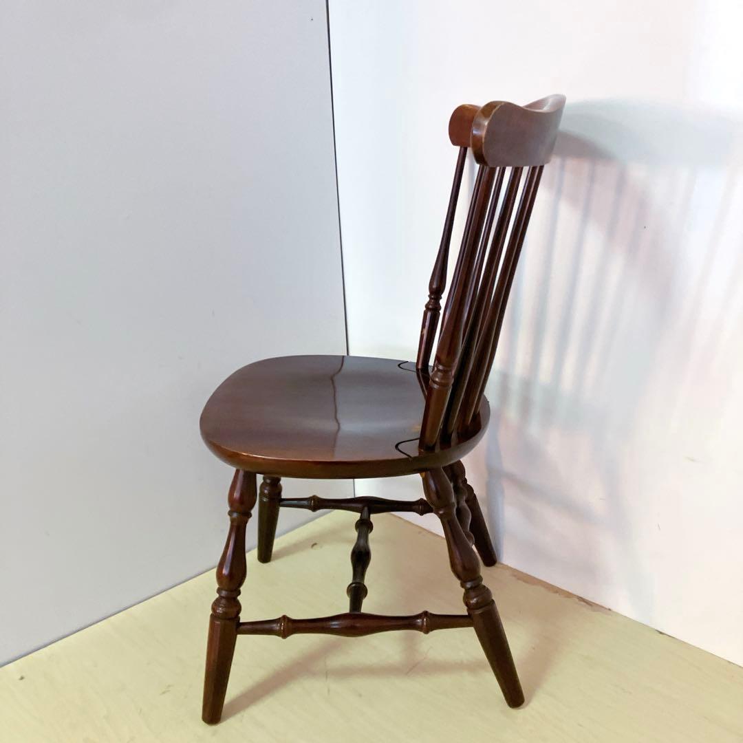 KASHIWA 柏木工　ウィンザーチェア　1脚　ダイニングチェア　木製チェア　①