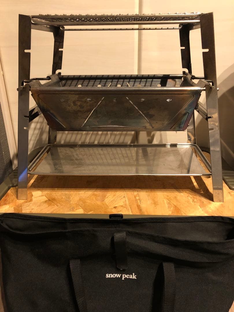 【 peak】 焚火台 SR 焼き網付き