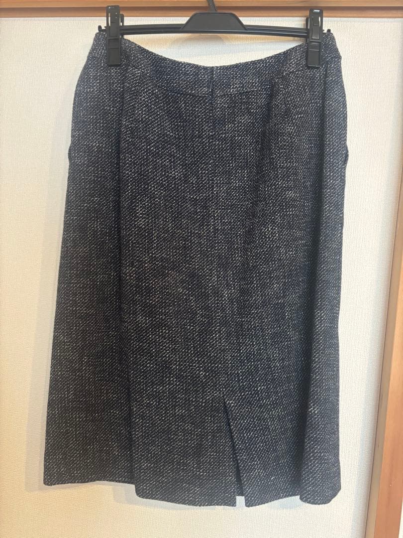 【超美品】タエアシダ ツィードジャケットスカート上下セット L〜XLサイズ