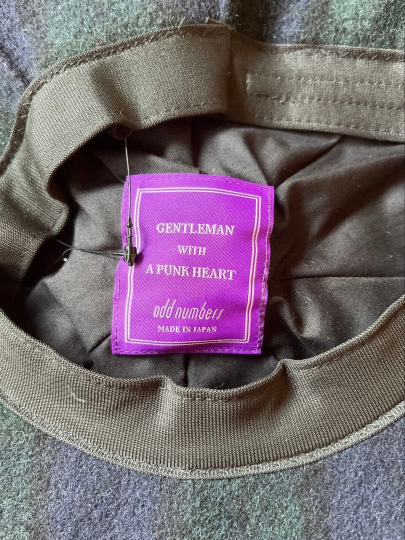 新品未使用　Odd Numbers ビッグ キャスケット オッドナンバーズ