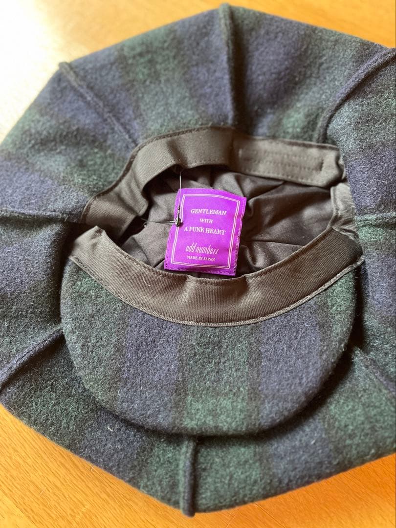 新品未使用　Odd Numbers ビッグ キャスケット オッドナンバーズ