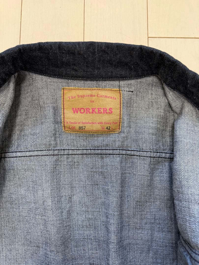 32222【WORKERS】”Lot 857 Black Gジャン