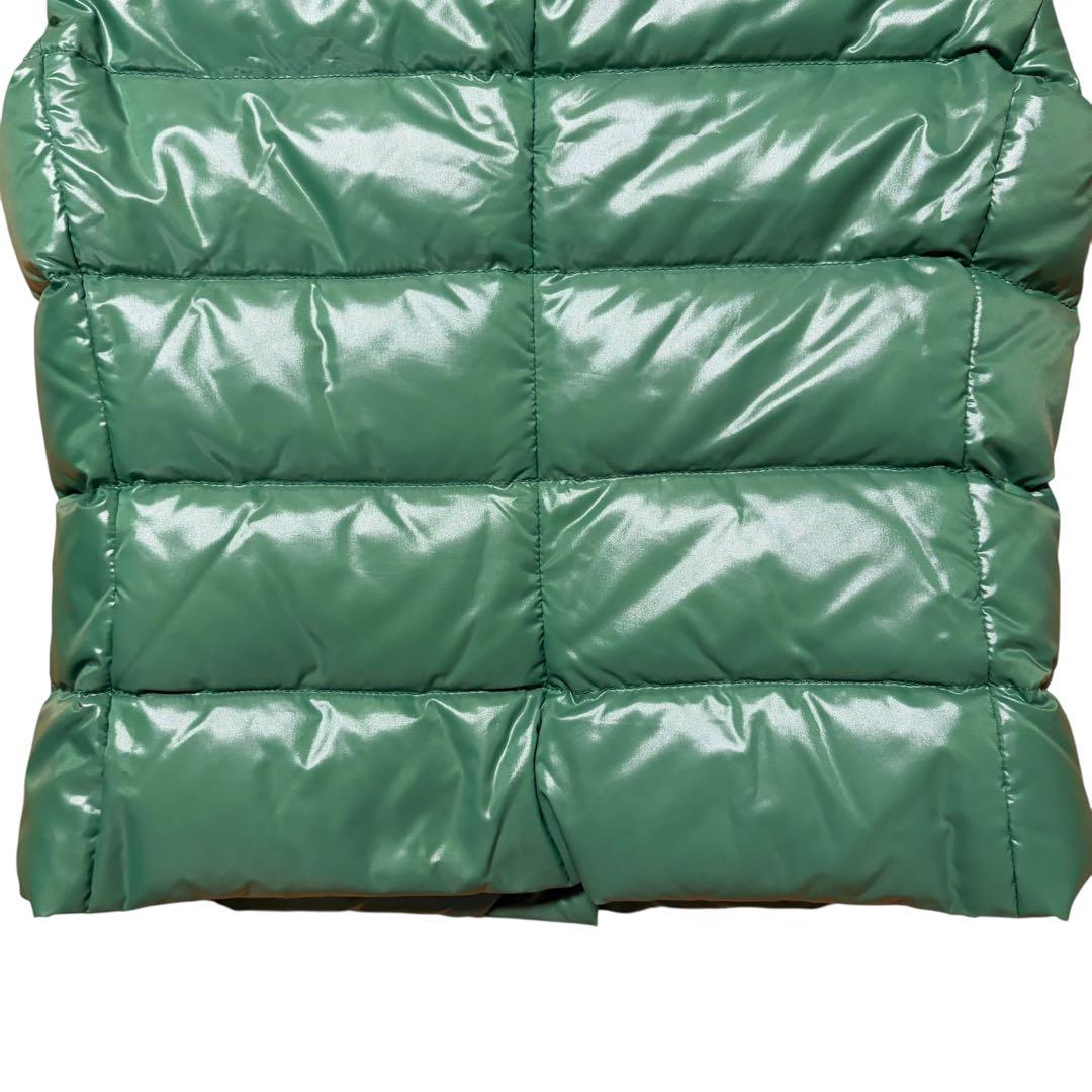 希少モデル MONCLER モンクレール ダウンベスト　グリーン　ボタン　0