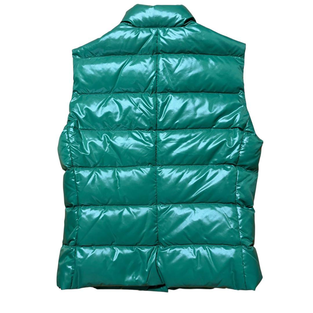 希少モデル MONCLER モンクレール ダウンベスト　グリーン　ボタン　0