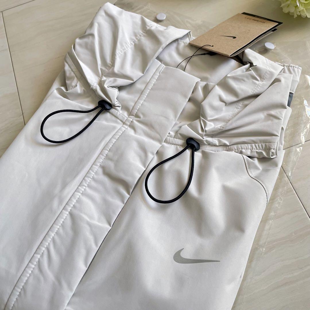 新品 ペールアイボリー L【ナイキNIKE】ランニング ジャケット