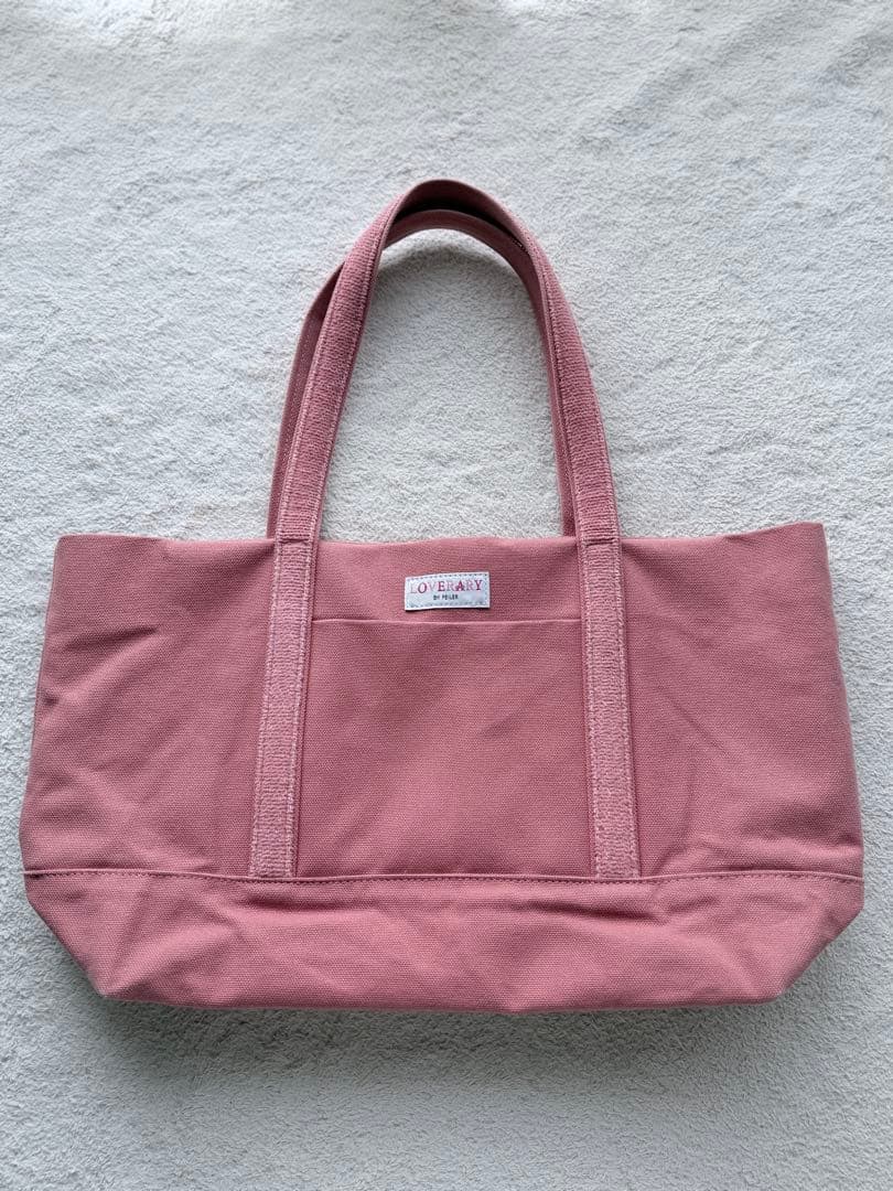 FEILER オールドテディトートバッグ 大 ピンク