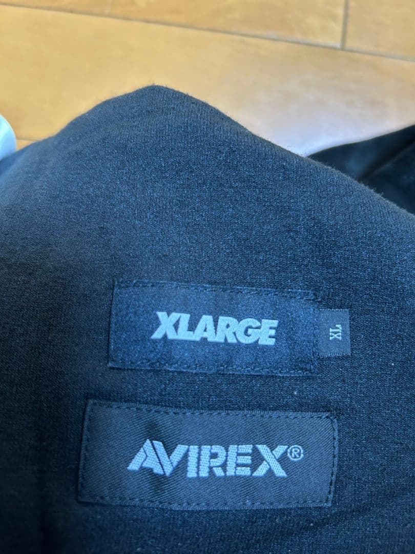 AVIREX ベロアジャージ セットアップ 黒