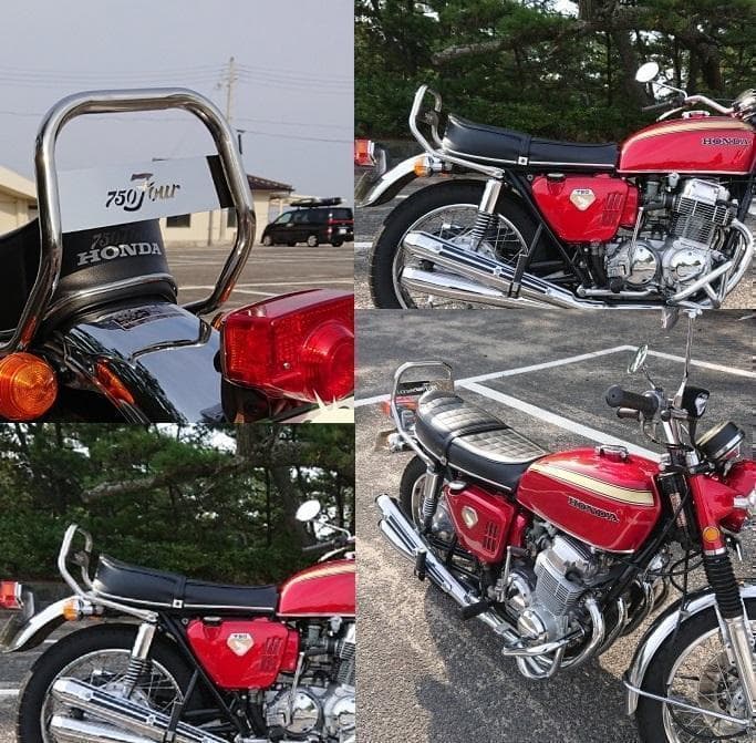 CB750Kタンデムバー　メッキ/ グラブバー/CB750four