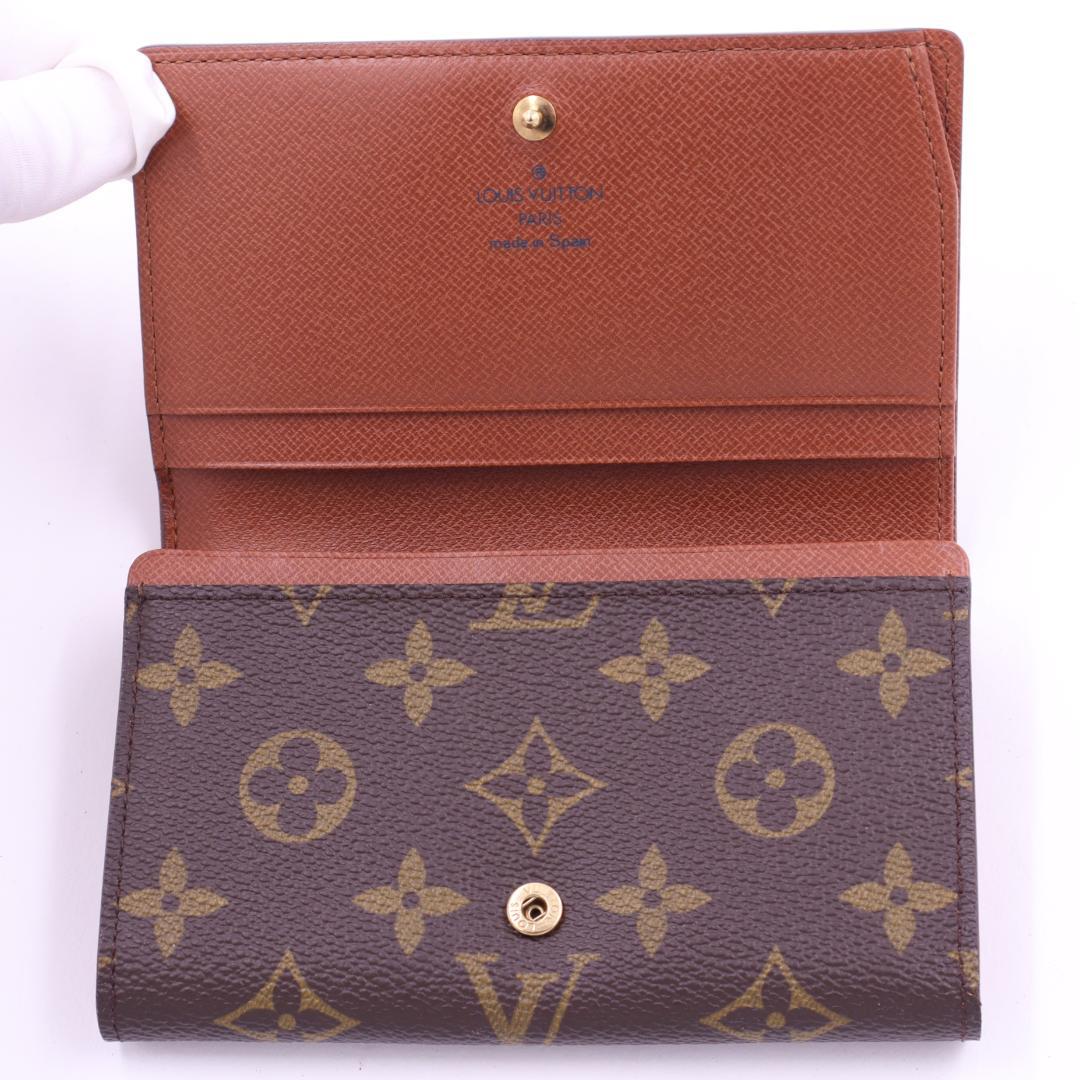 新春セール★ルイヴィトン ポルトモネ ビエ トレゾール 二つ折り財布 モノグラム
