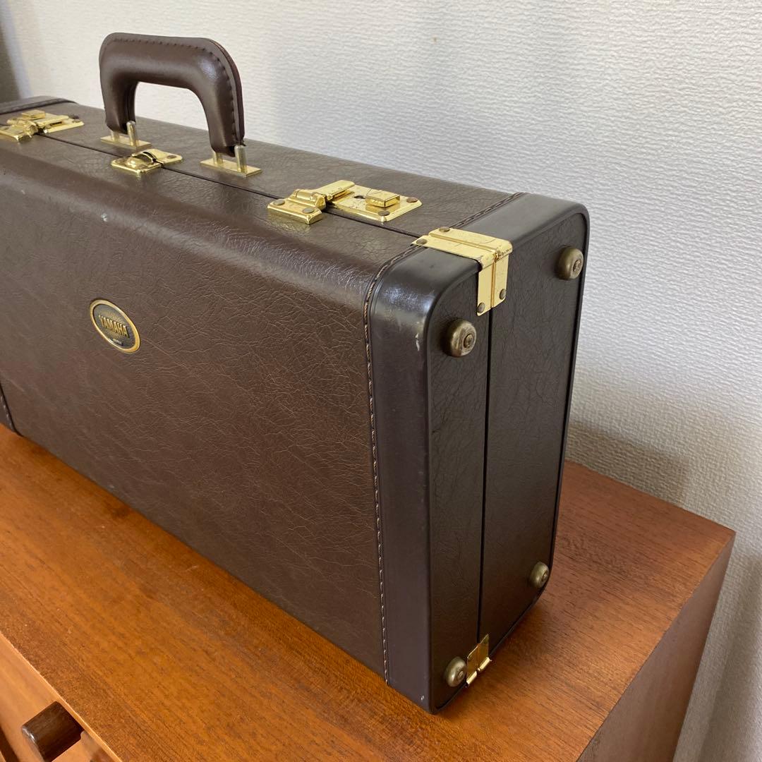 ヤマハ　YAMAHA トランペットケース　ブラウン×ゴールド