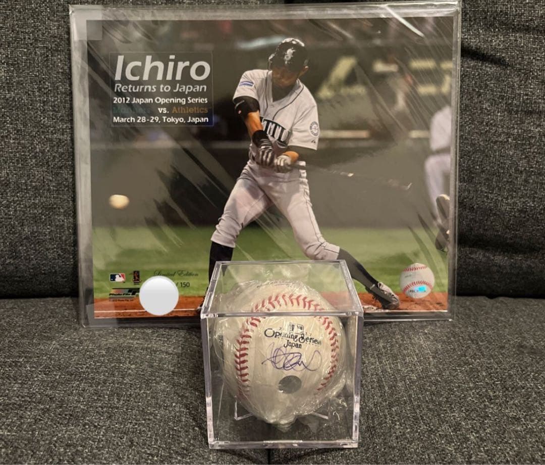 60個限定　イチロー　直筆サイン　2012年 MLB日本開幕戦　公式球　証明書有