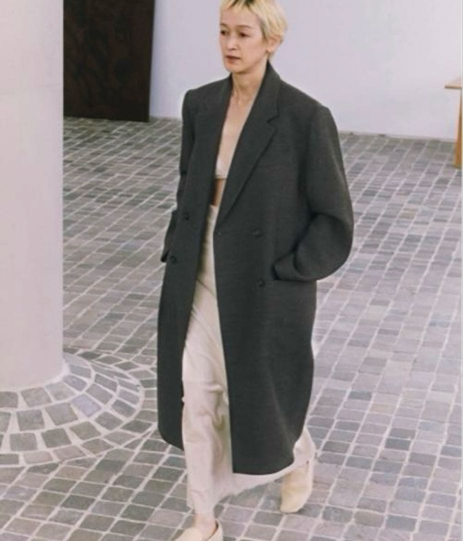 TODAYFUL ウール100%チェスターコート ダークブラウン 38 タグ付き