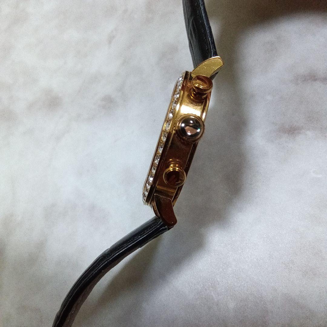 SWAROVSKI スワロフスキー　クロノグラフ　ストーン　腕時計
