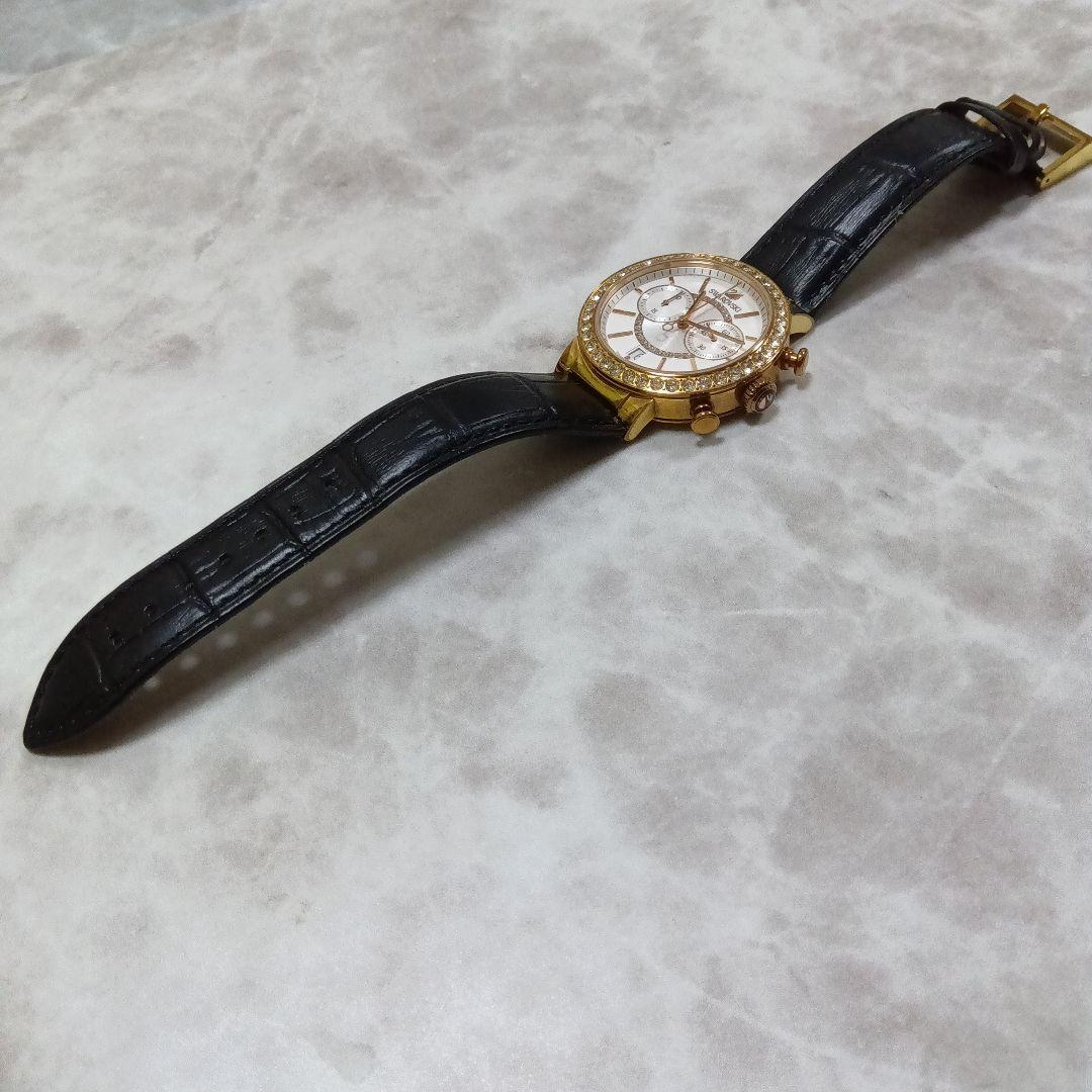 SWAROVSKI スワロフスキー　クロノグラフ　ストーン　腕時計