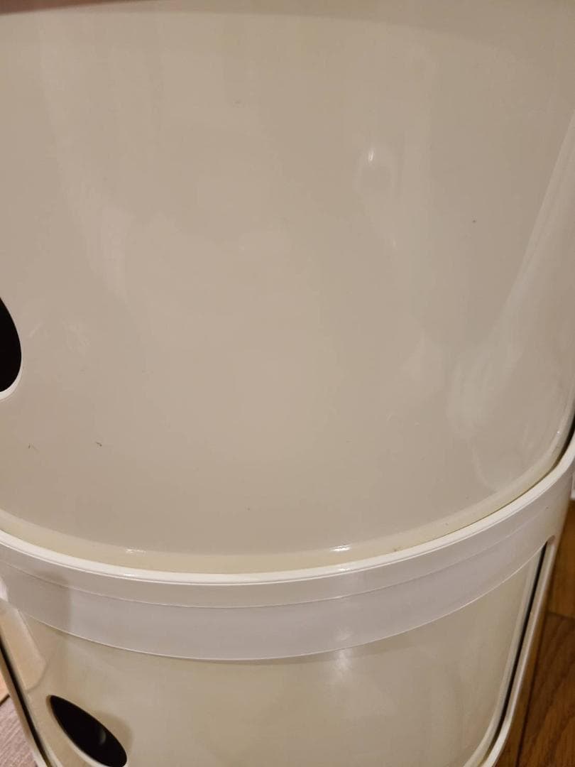 カルテル Kartell コンポニビリ ホワイト 2段 チェスト 中古家具