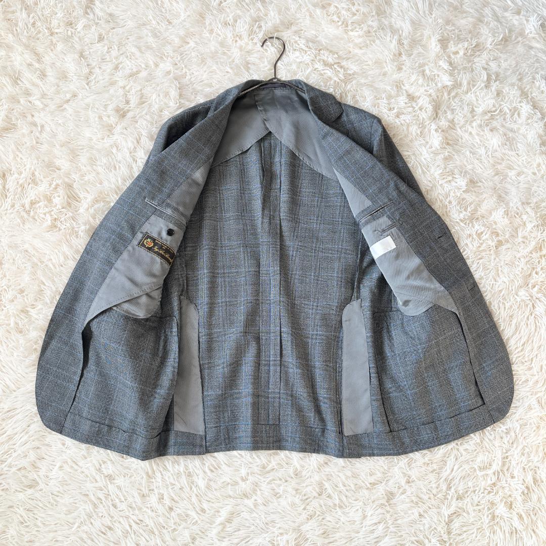 48★エディフィス×ロロピアーナ スリーピース 2B セットアップスーツ グレー