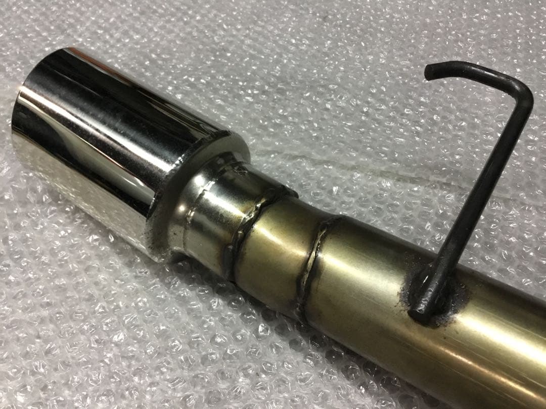 ABARTH 595 アバルト ワンオフマフラー ストレート出口90パイ 500