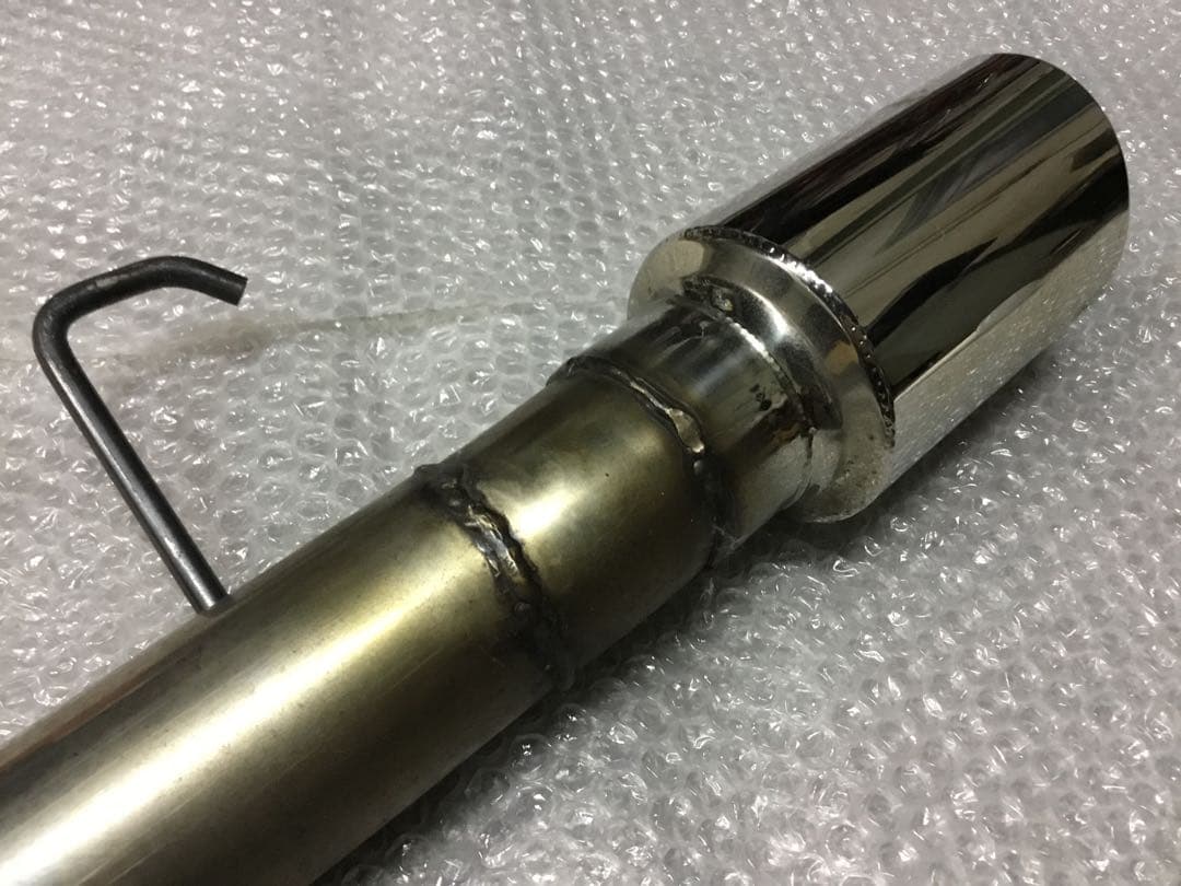 ABARTH 595 アバルト ワンオフマフラー ストレート出口90パイ 500