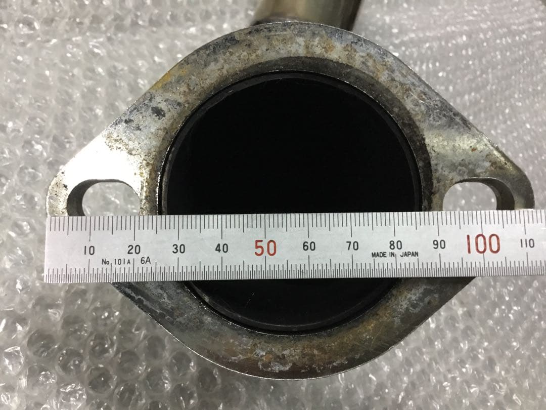 ABARTH 595 アバルト ワンオフマフラー ストレート出口90パイ 500