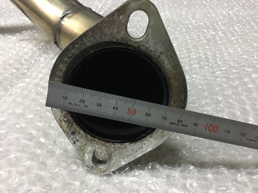 ABARTH 595 アバルト ワンオフマフラー ストレート出口90パイ 500