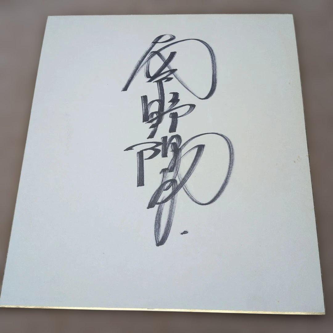 ★南野陽子『直筆サイン色紙』当時物/昭和アイドル/コレクター保管品