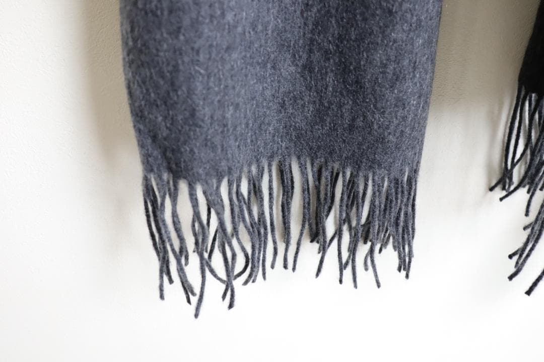 Theory セオリー ストール マフラー 大判　カシミヤ100% グレー