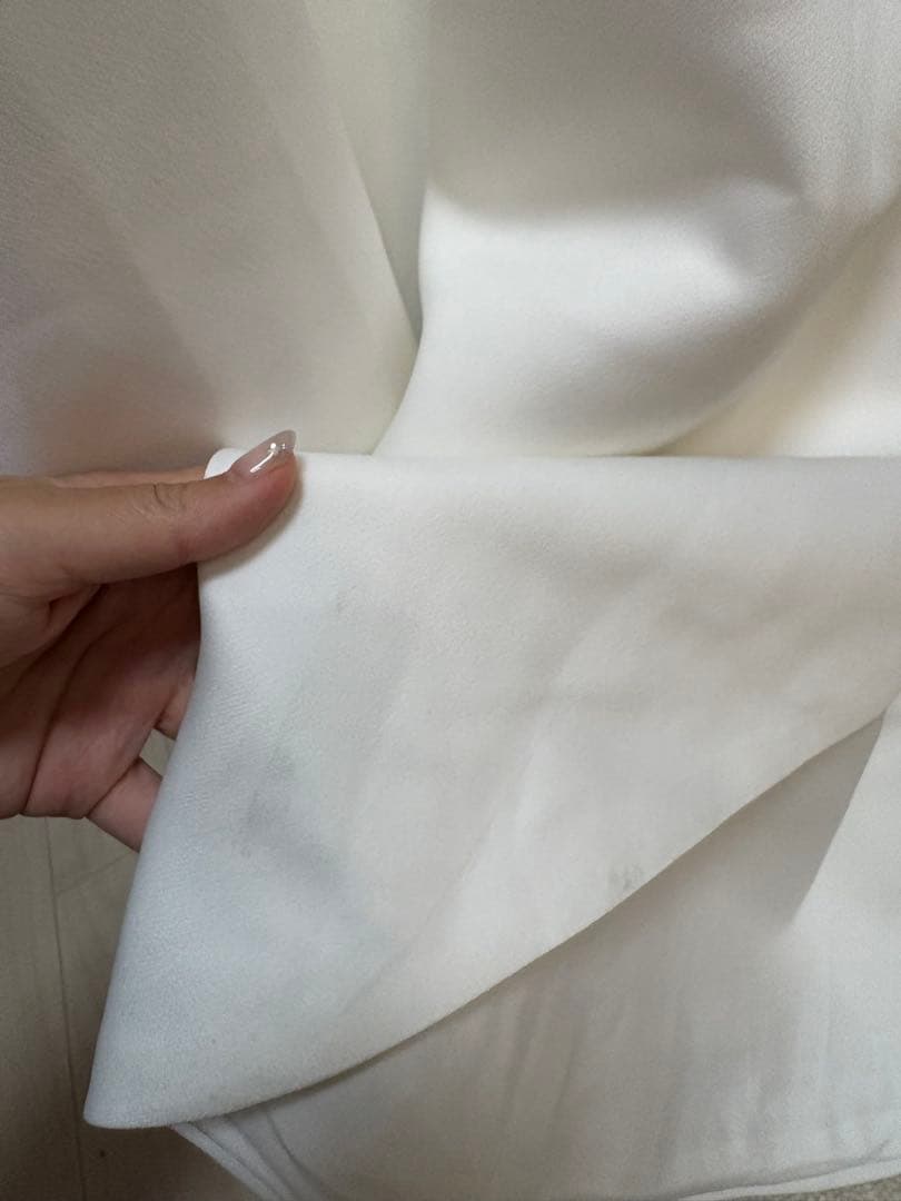 DRESS PRODUCTION オフショルダー Aラインドレス　W274WH