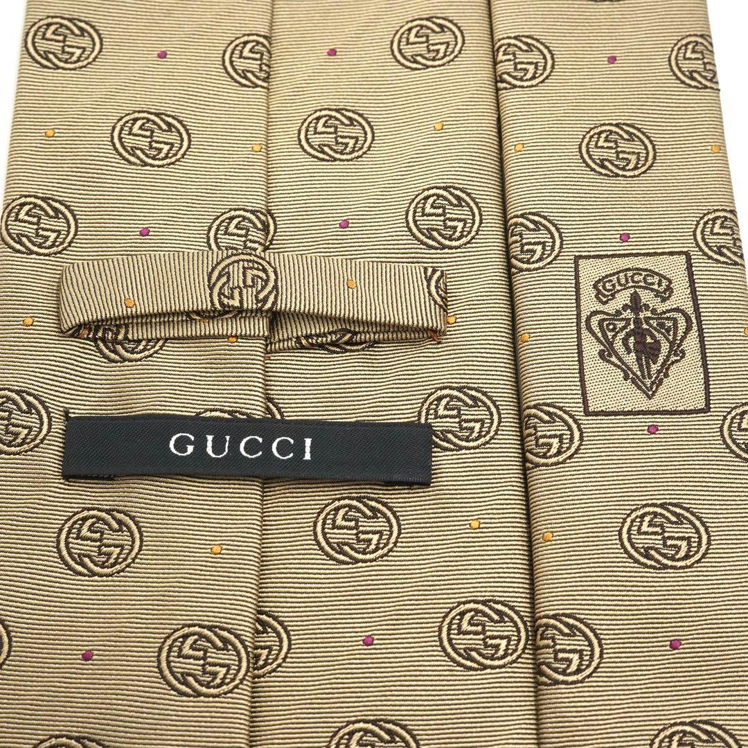 ✨新品同様✨　GUCCI グッチ　ネクタイ　GG インターロッキング　ドット