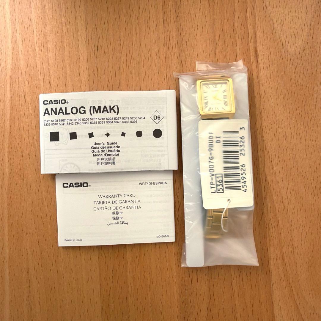 土日限定価格　カシオ　腕時計　LTP-V007G-9B CASIO ゴールド　金