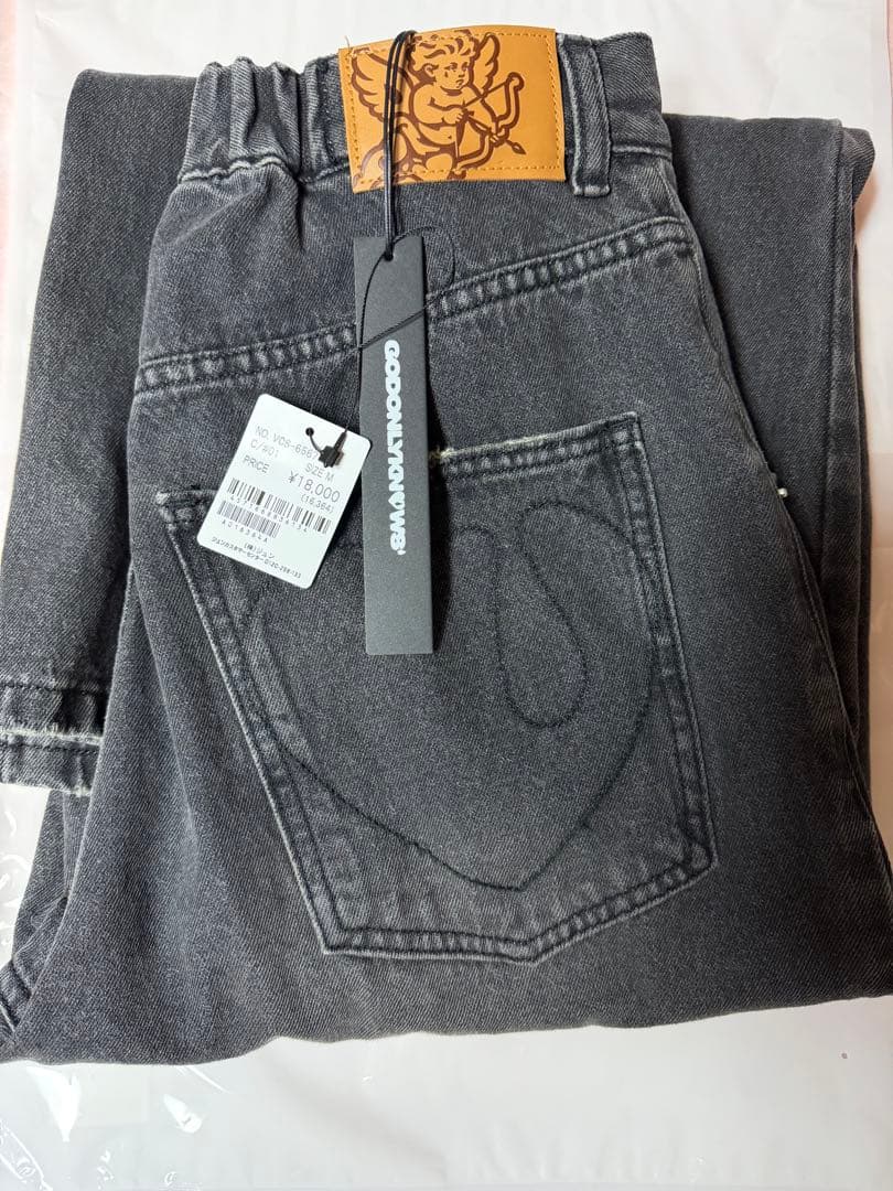 GOD ONLY KNOWS デニムパンツ　BLACK