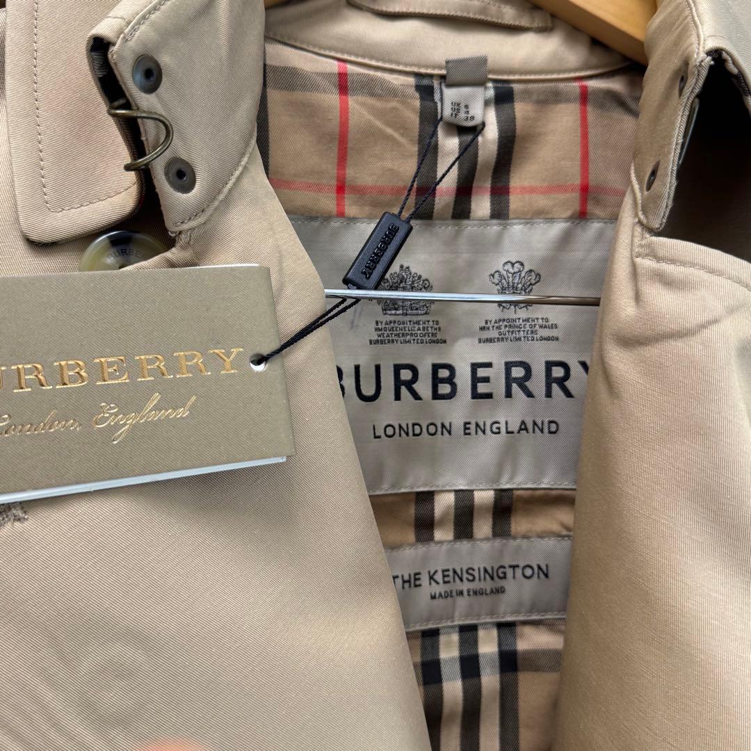 バーバリー　ベージュ トレンチコート ダブルブレスト
