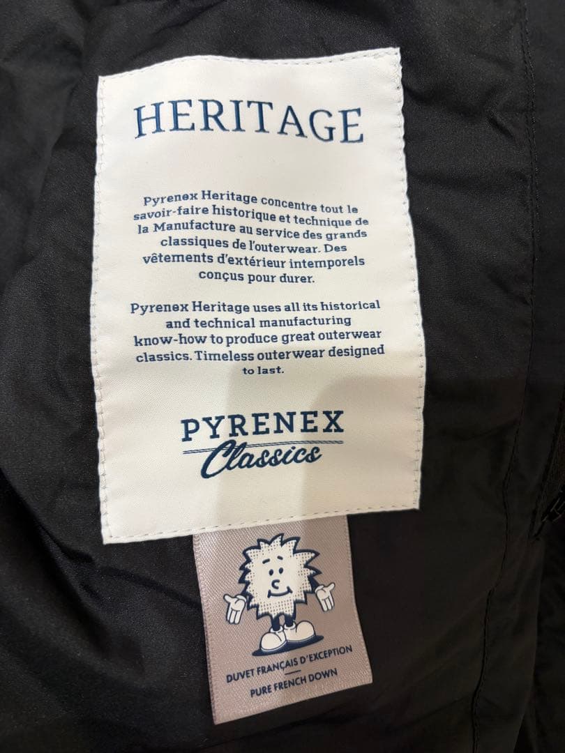 値下げ❗️（本日2/2、11時まで価格）PYRENEX ダウンベスト Lブラック