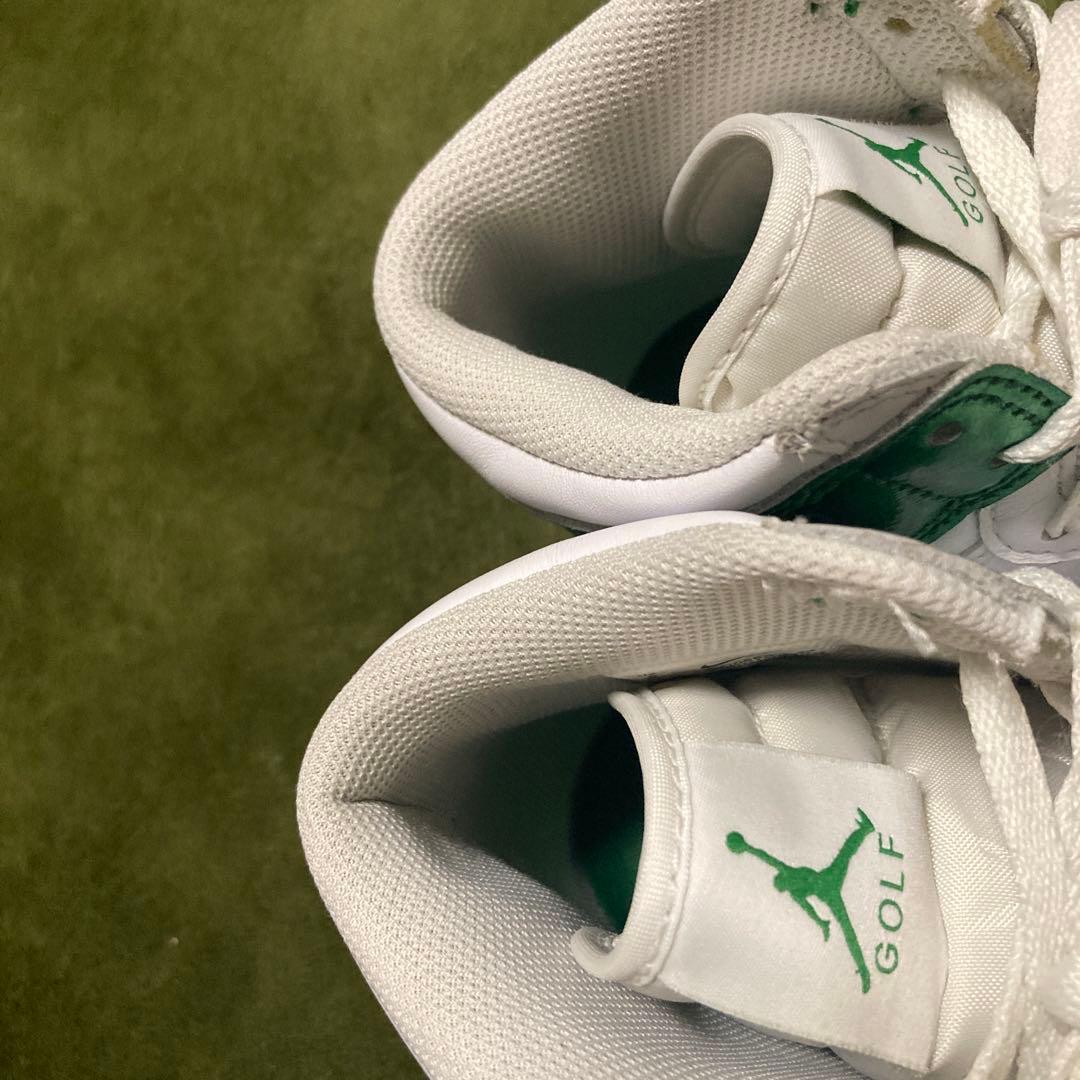 NIKEジョーダン　ゴルフ用ハイカットシューズ ホワイト/グリーン
