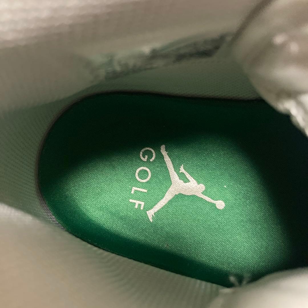 NIKEジョーダン　ゴルフ用ハイカットシューズ ホワイト/グリーン
