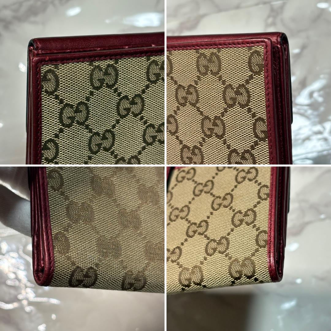【早い者勝ち】グッチ 長財布 ハート ワインレッド 箱 保存袋 #B645