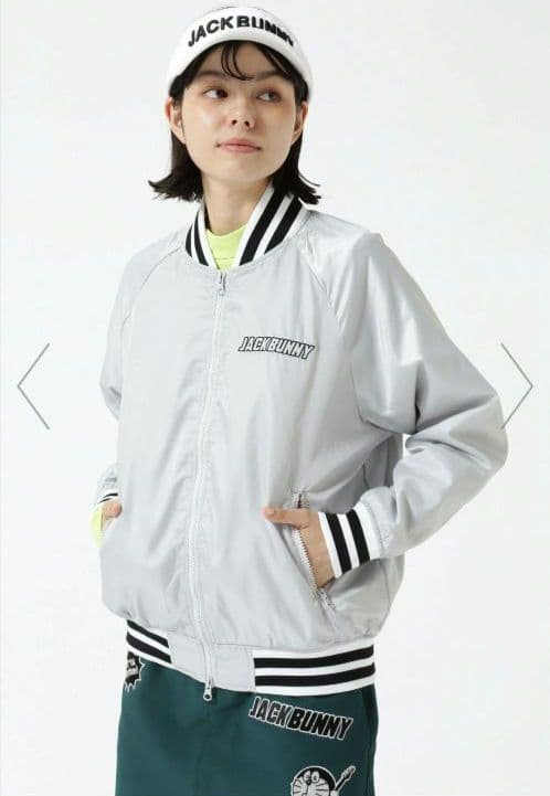 再再再値下げ新品　ジャックバニー　ブルゾン0 ドラえもん　グレー定価29700円