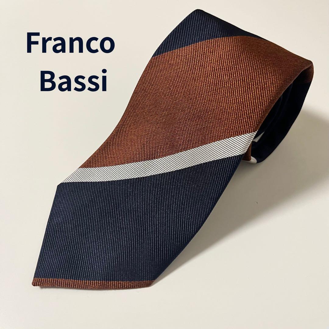 Franco Bassi ネクタイ ストライプ