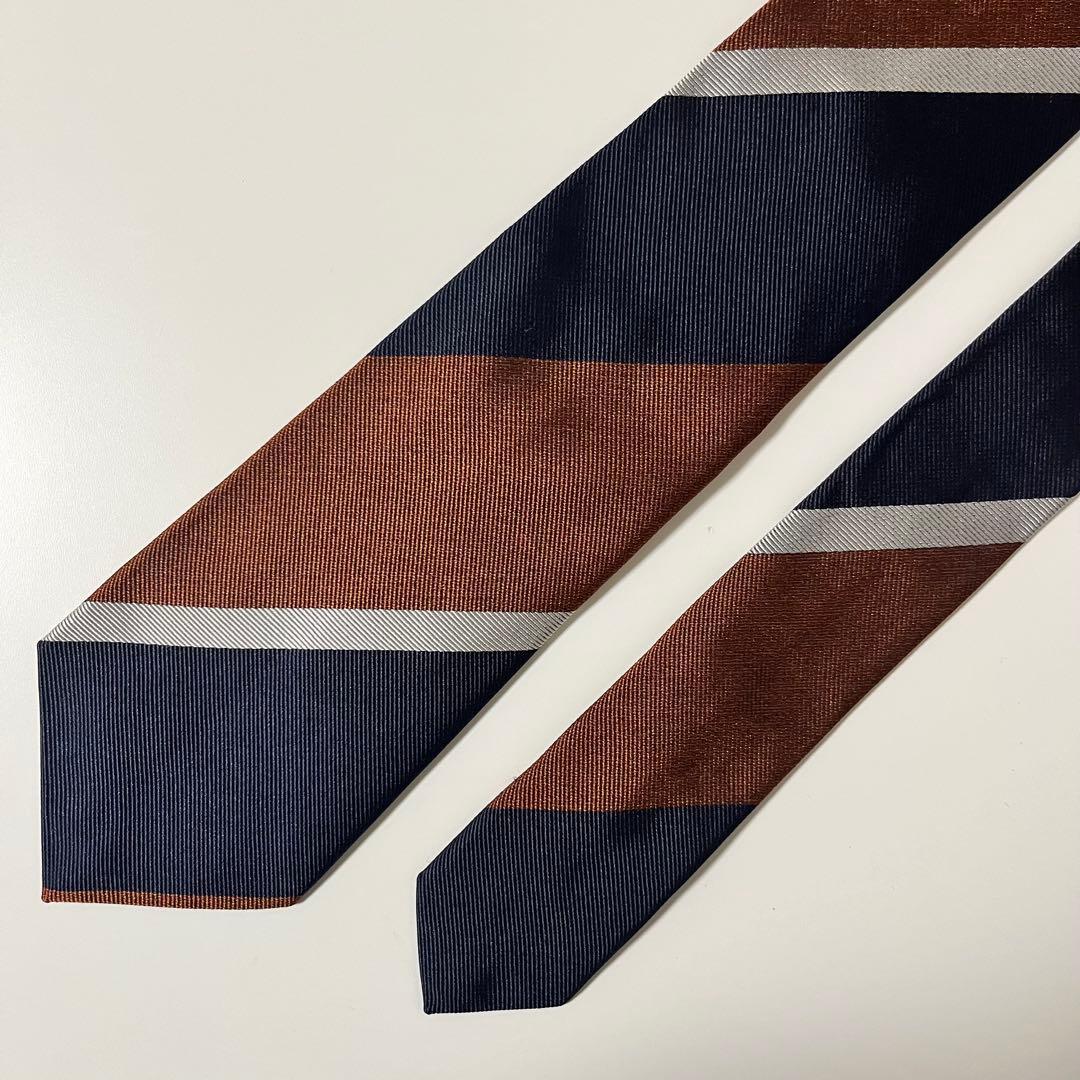 Franco Bassi ネクタイ ストライプ