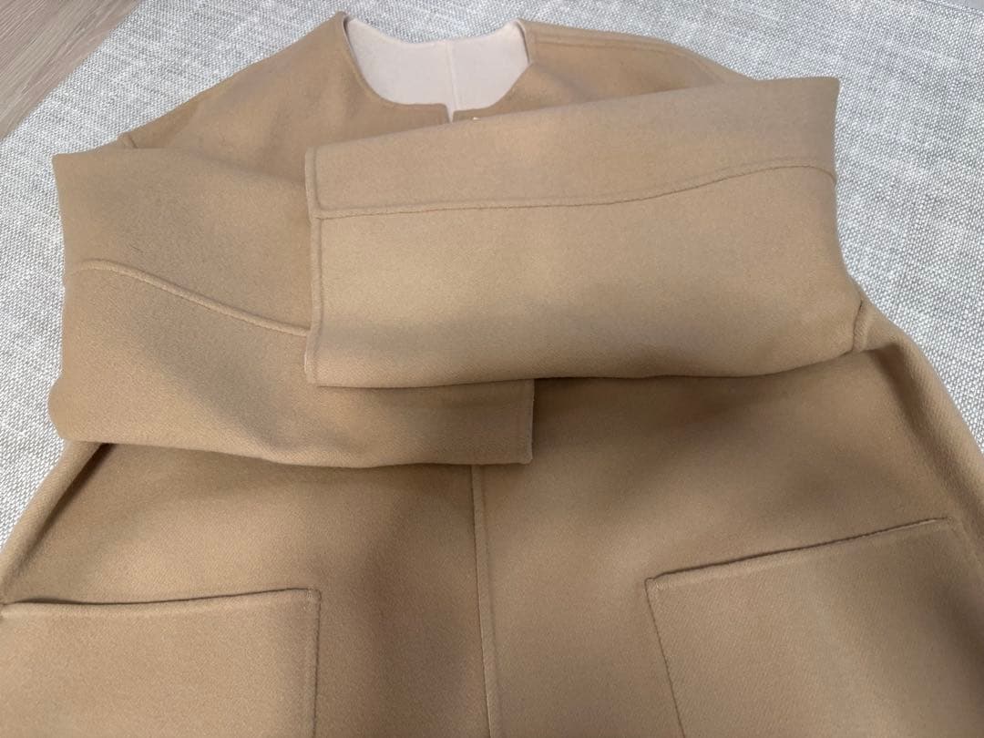 UNITED ARROWS バイカラー リバー ミドルコート