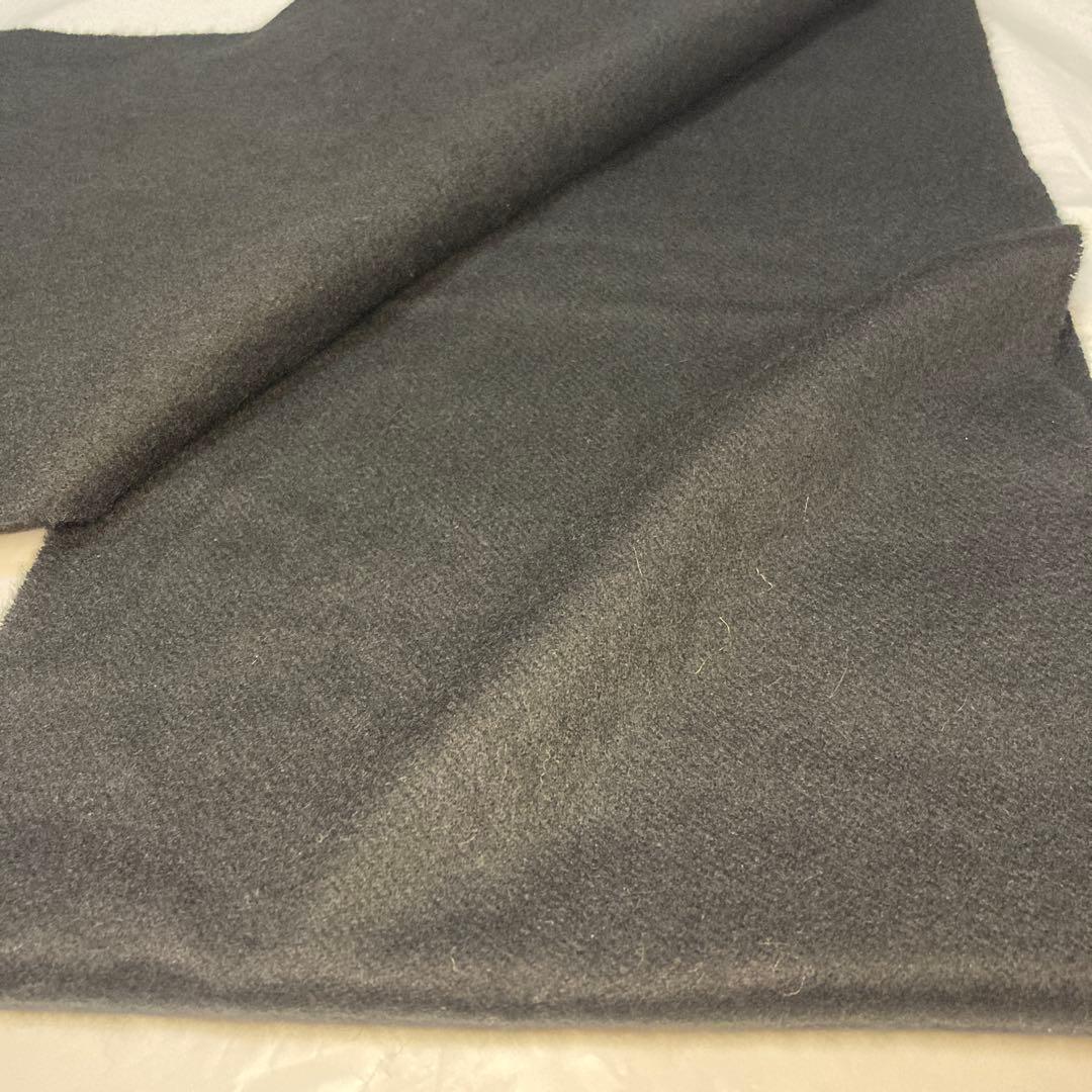 新品 ジョンストンズ カシミヤ100％ マフラー ブラック